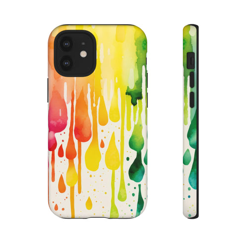 Rainbow Spring Showers - Impact Resistant Phone Case